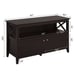Wood TV Stand Console Table