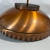 Vtg Starburst Atomic Saucer Space Age MCM Sunburst Cooper Ceiling Lamp Union Mad