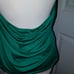 bebe green halter top m