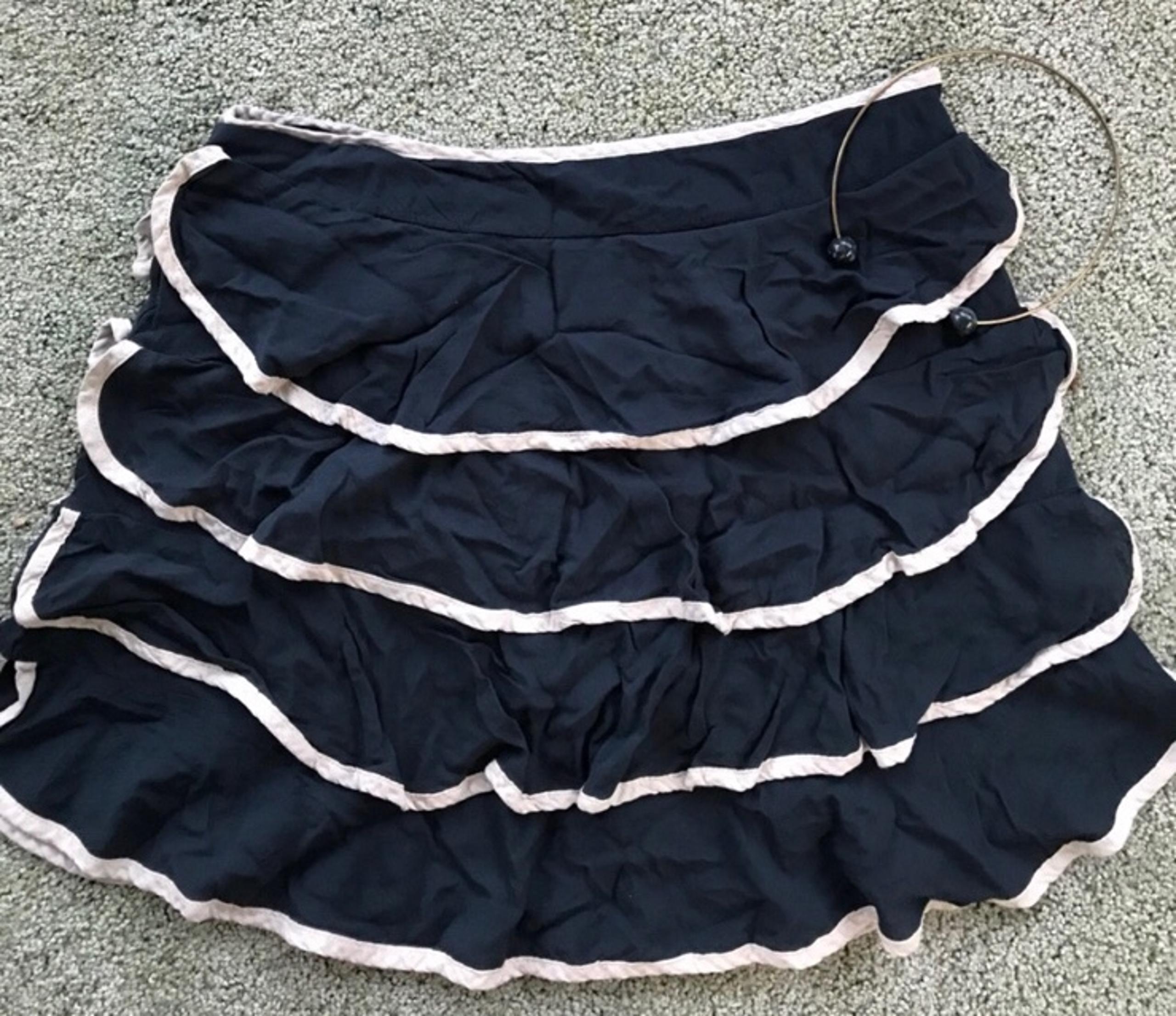 Hazel Nordstrom ruffle mini skirt