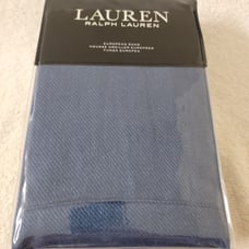 Ralph Lauren GAVIN Euro Sham NEW! Indigo Blue