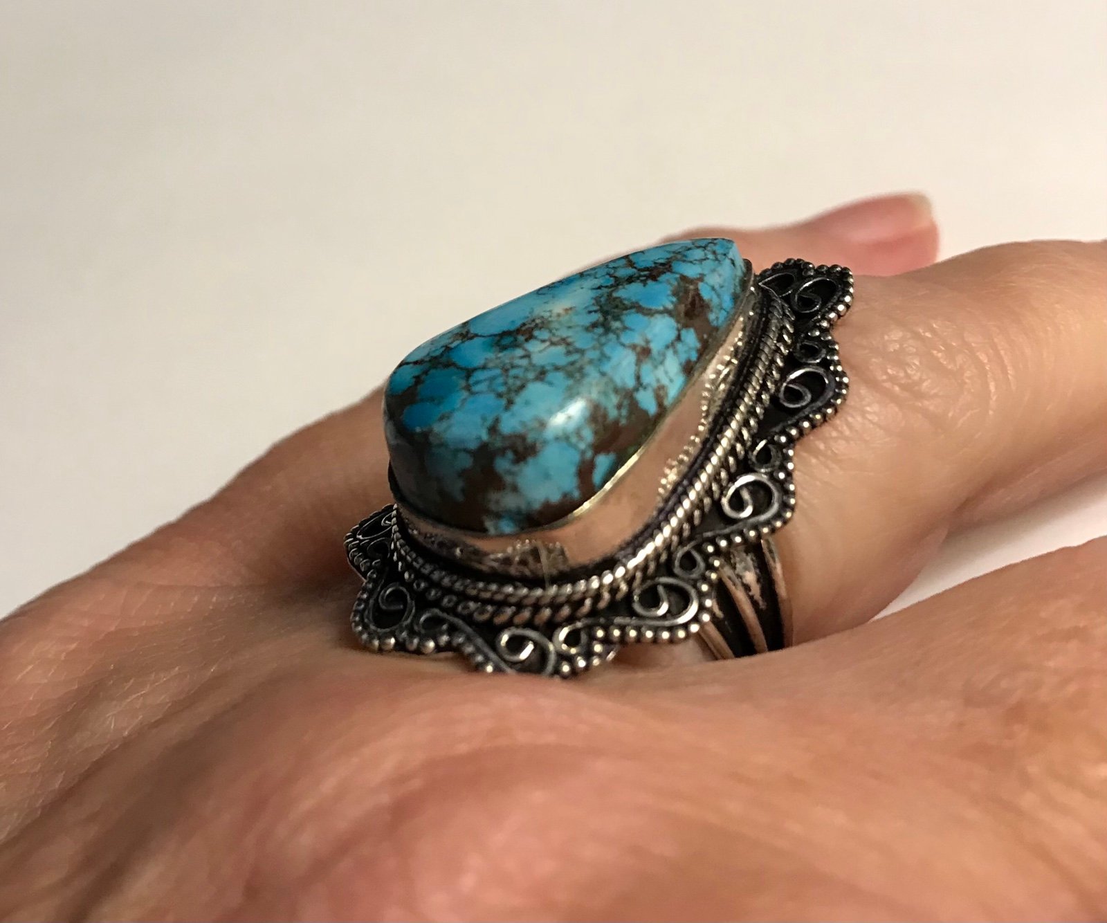 Turquoise 925 Sterling Silver Ring