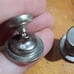 Vintage white gold cufflinks