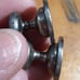Vintage white gold cufflinks