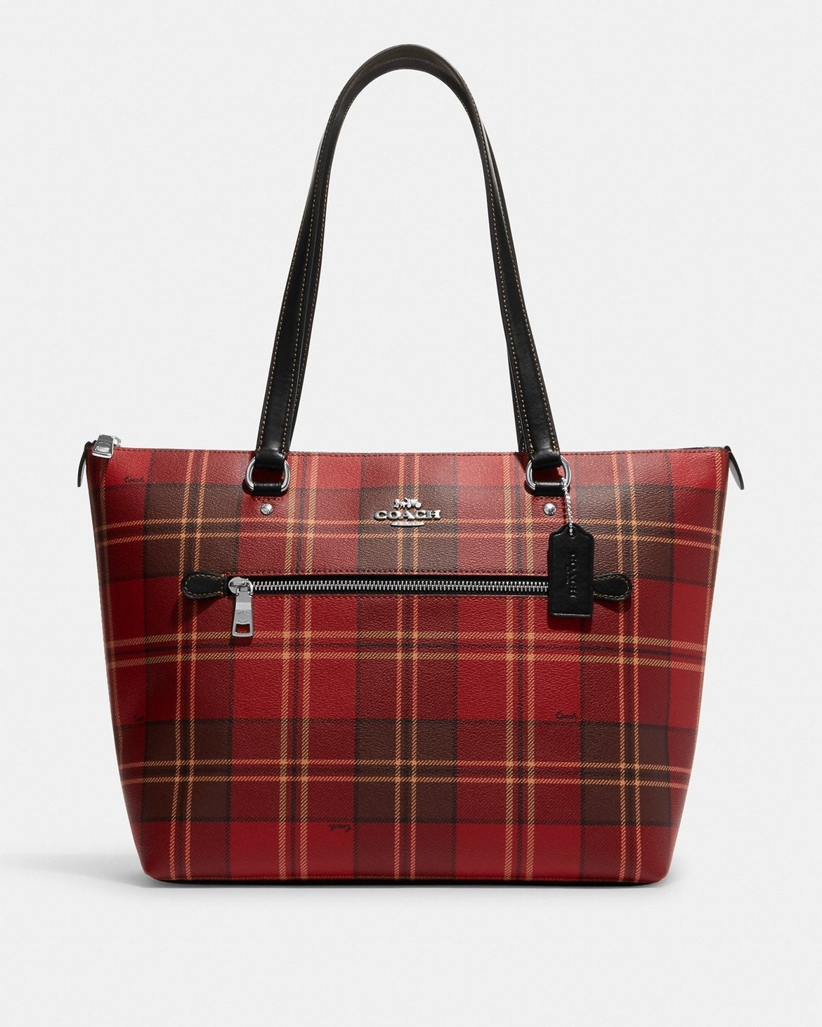 Coach Plaid Tote Bags | Mercari