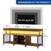 TV Stands Entertainment Center Television Stands Small LED TV Stand for 50in TVs