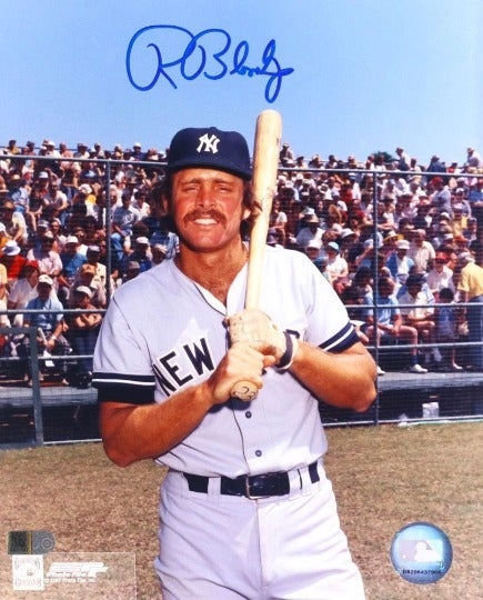 Ron Blomberg (First Designated Hitter in MLB) NY Yankees Signed 8x10 Photo (AIV)