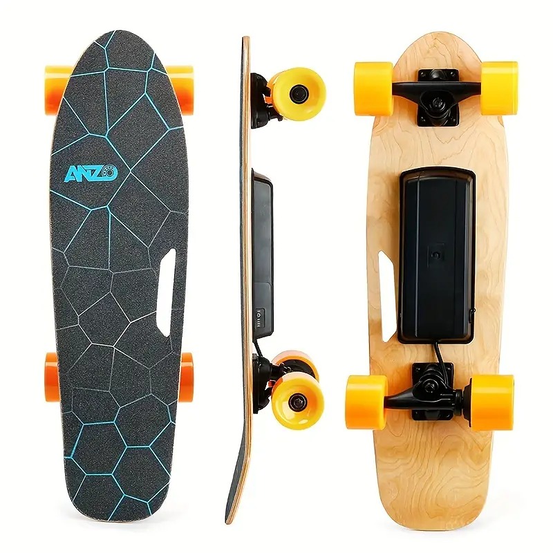 Small Electric Skateboard With Remote Control Function, 350W, Maximum 10 MPH