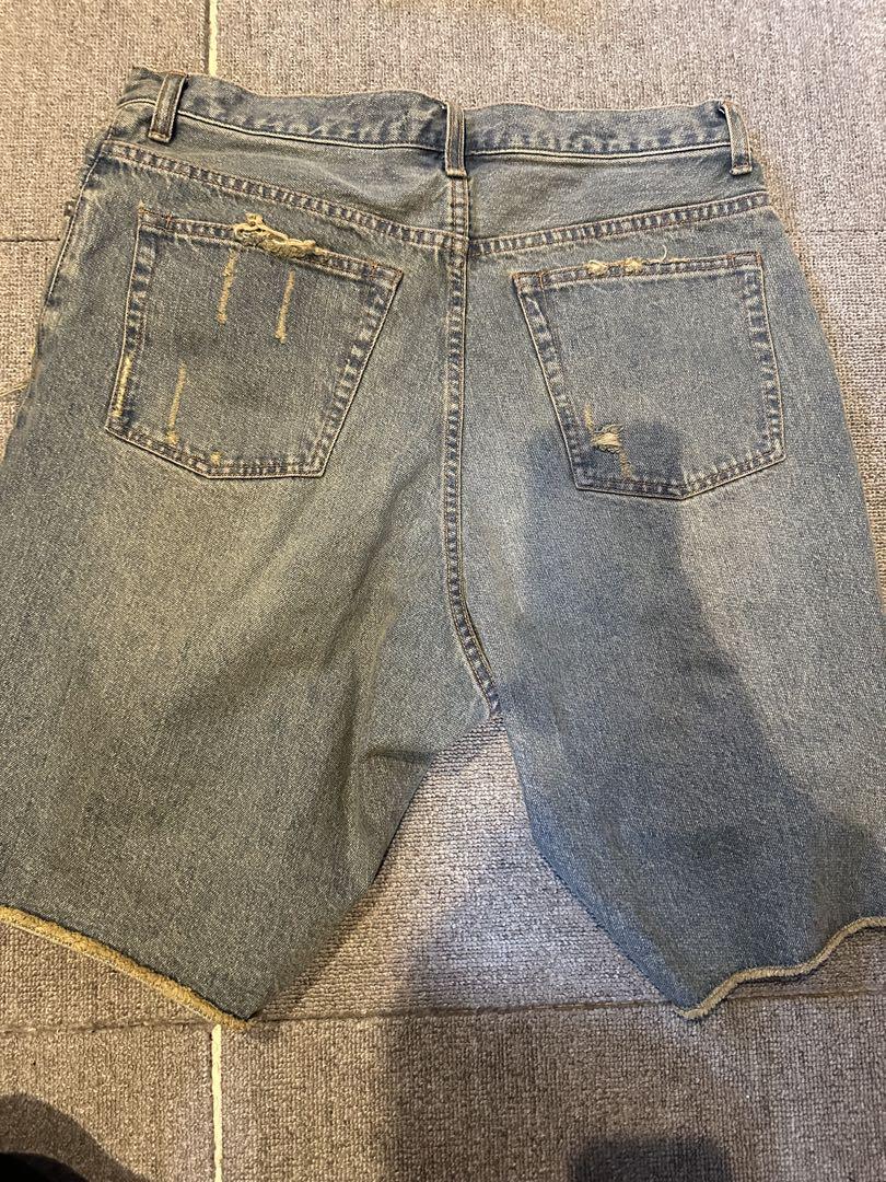 jun nakayama JN DISTRESSED DENIM SHORTS - メルカリ