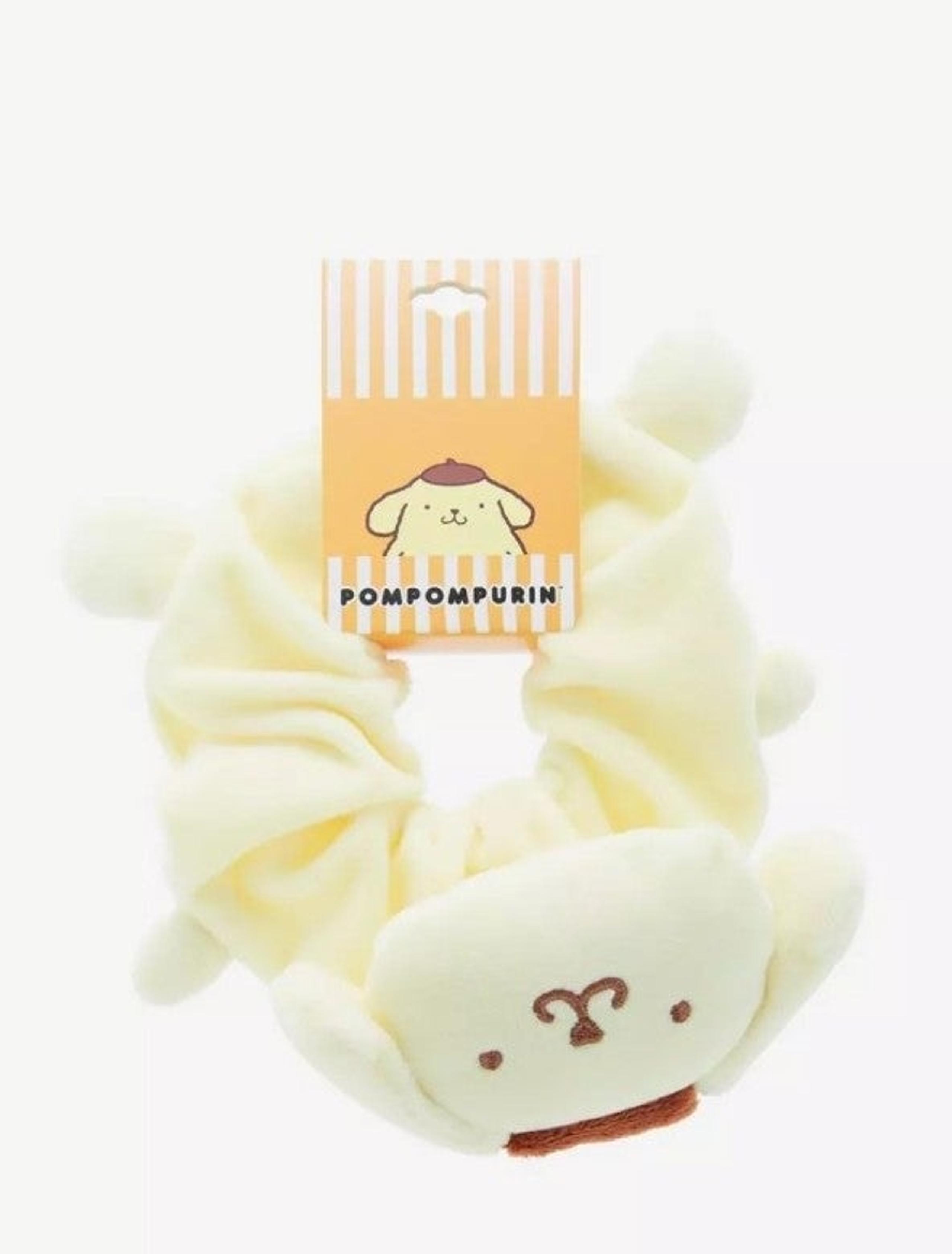 New Sanrio Pompompurin Figural Scrunchy