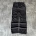 Vintage Y2K Faded Black Cargo Tech Double Knee Pants