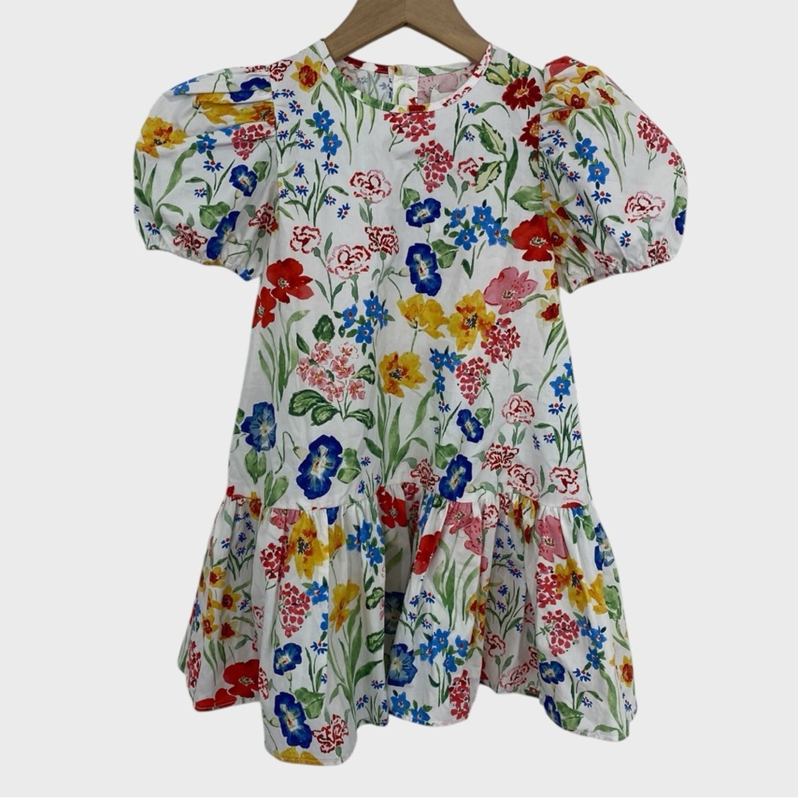 Cara Cara Multicolor Floral Cotton Dress Size 4