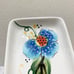 TABLETOPS Gallery Arielle Handpainted Flowers Salt & Pepper Shaker Tray Set. New
