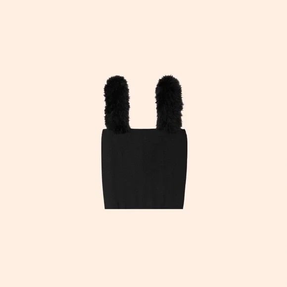 Reformation Esme Top (Black)