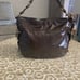 Coach Brown Patent Leather Zoe Hobo (12735)