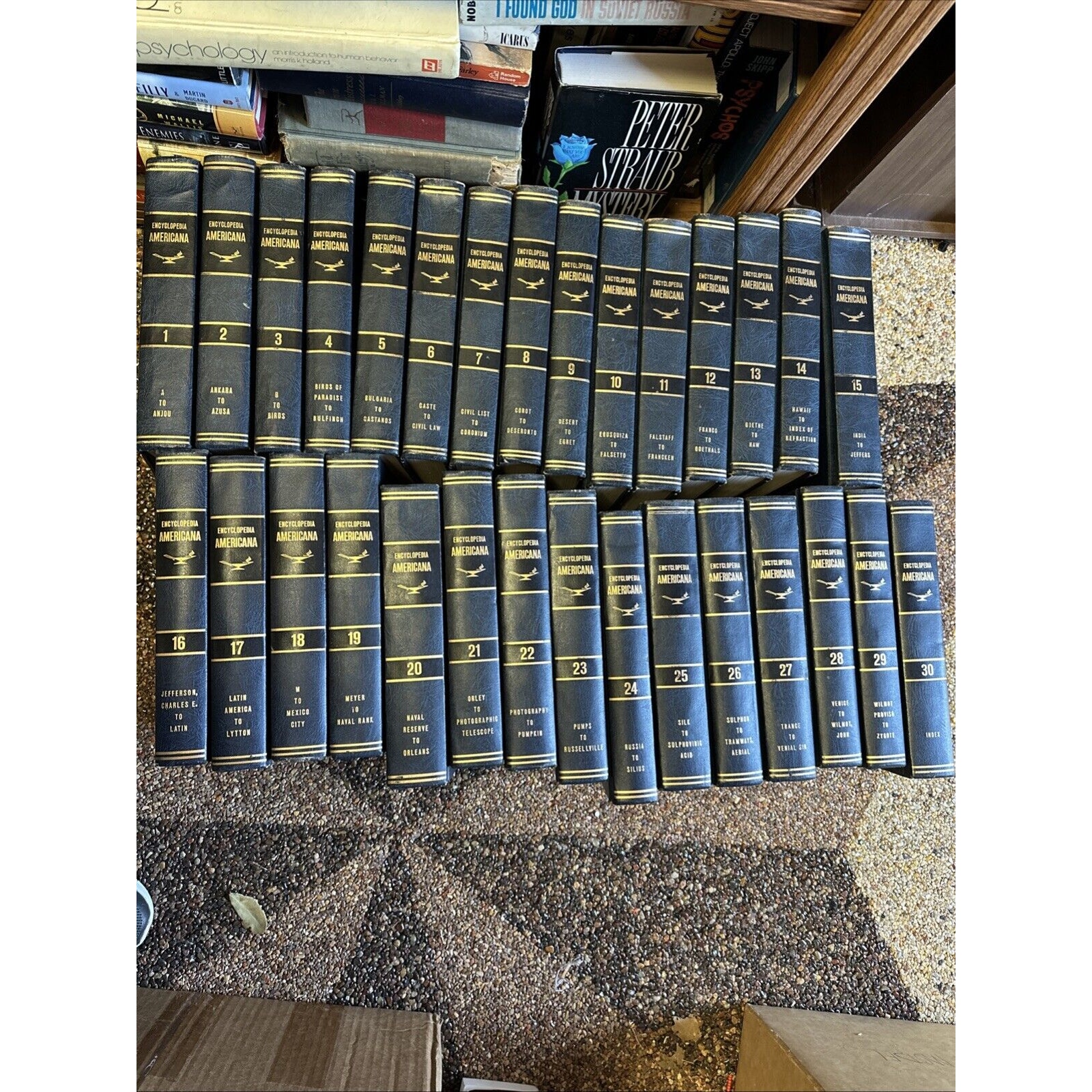 encyclopedia Americana set 1970 Vol. 1-30