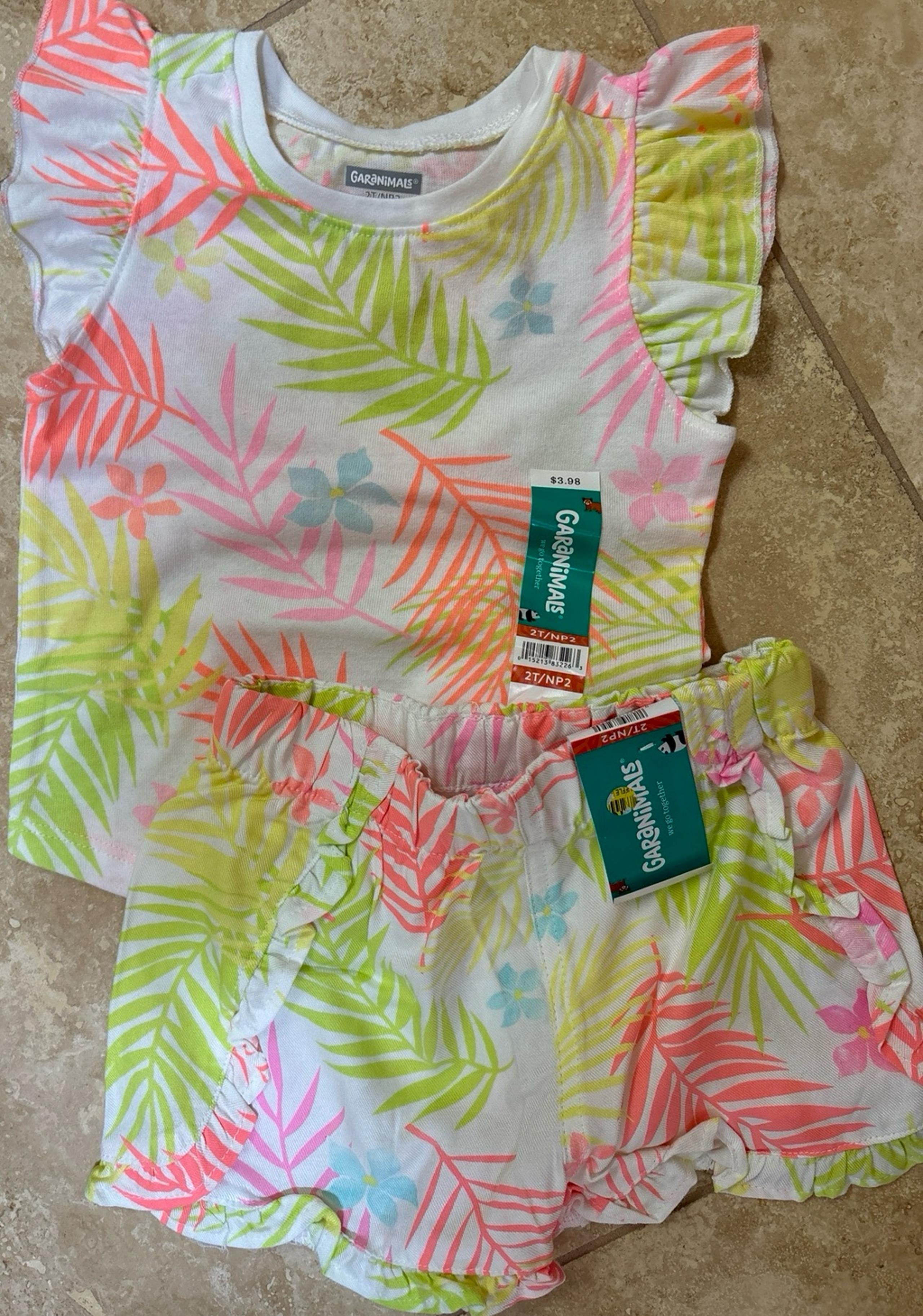Toddler Girls Two Piece Short Set
