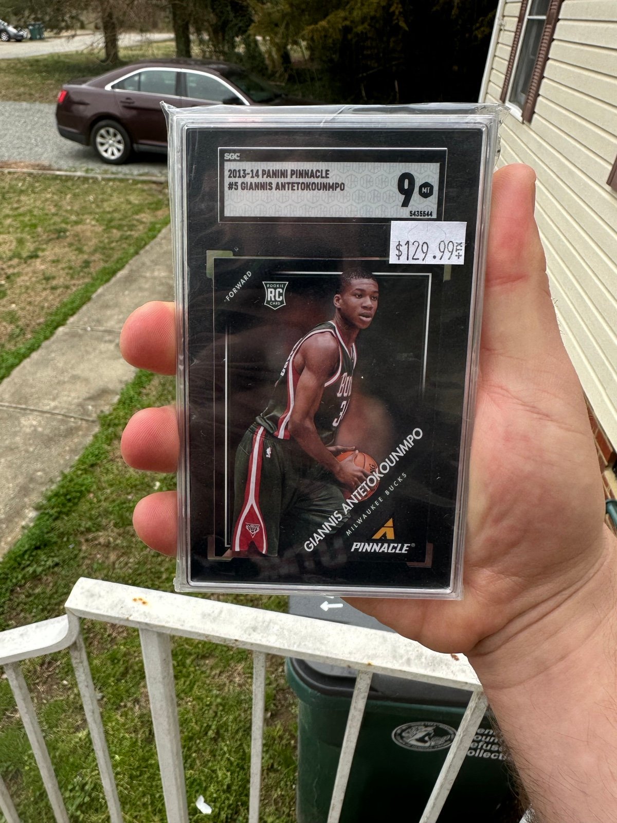 Sgc 9 2013-14 PANINI PINNACLE #5 GIANNIS ANTETOKOUNMPO rookie low pop