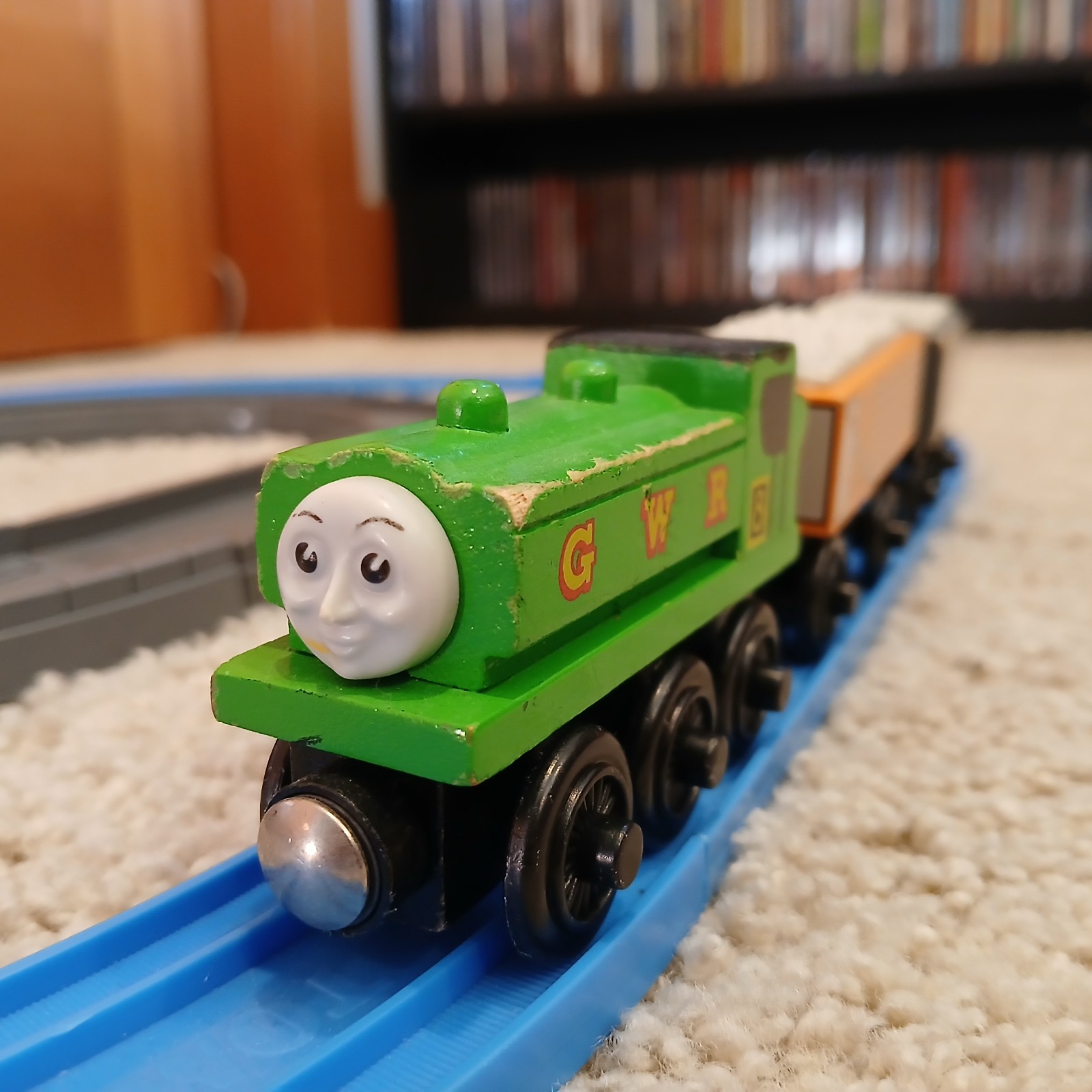 Thomas and friends wooden railway duck rickety orange scruffy rare