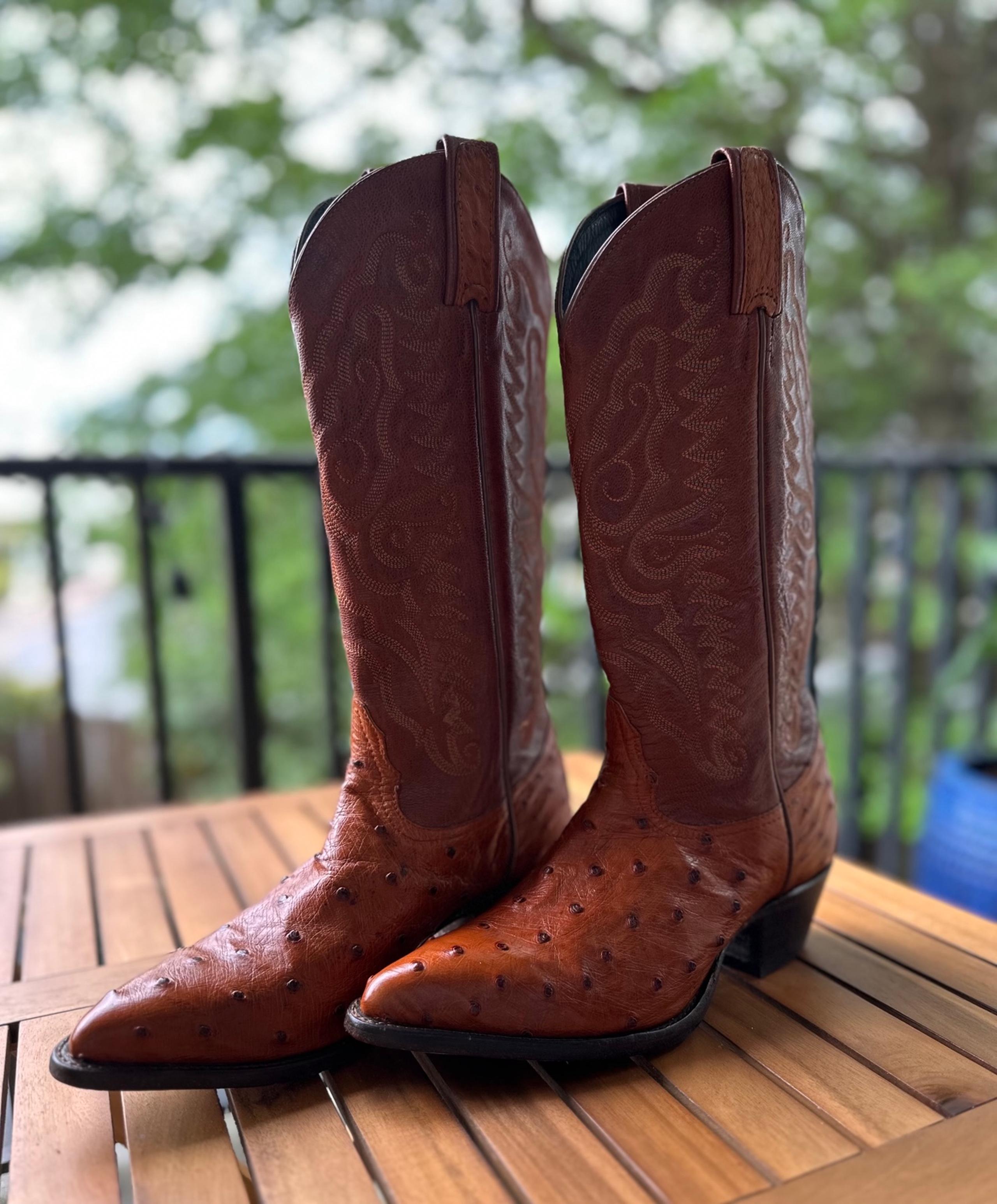 Tony Lama Women’s Ostrich Leather Boots
