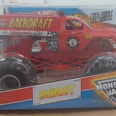Mattel Hot Wheels Monster Jam Hot Wheels 2013 BACKDRAFT 1:24 Die Cast Truck