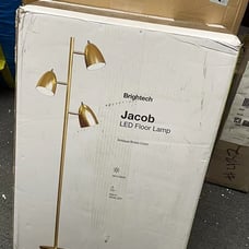 Brightech Jacob LED Standing Lamp, Modern Bright Floor Lamps for Living Rooms &