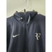 Nike Roger Federer Jacket Mens Small Blue Tennis Full Zip Dri Fit Stretch Logo