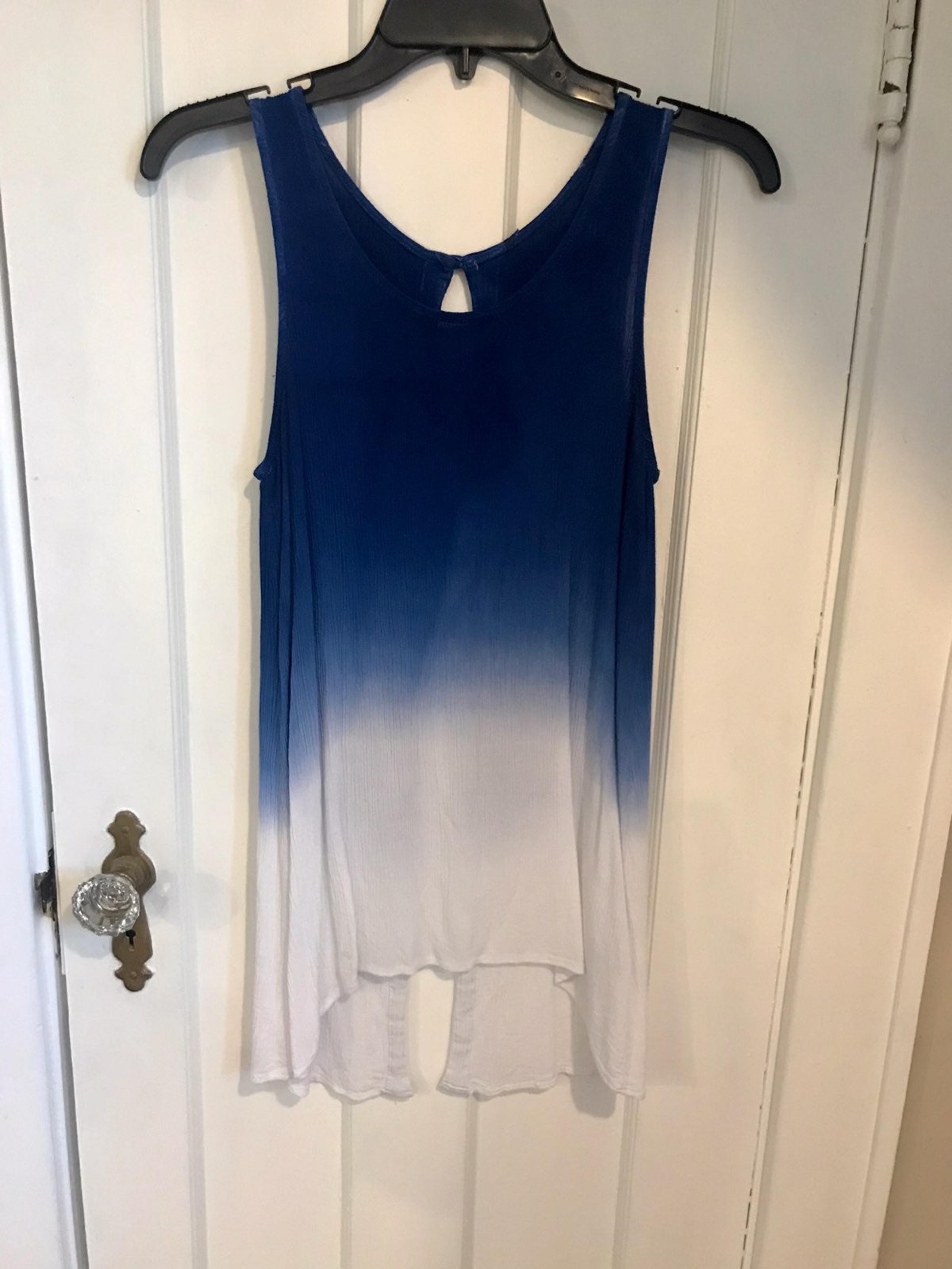 Tank top-blue ombré