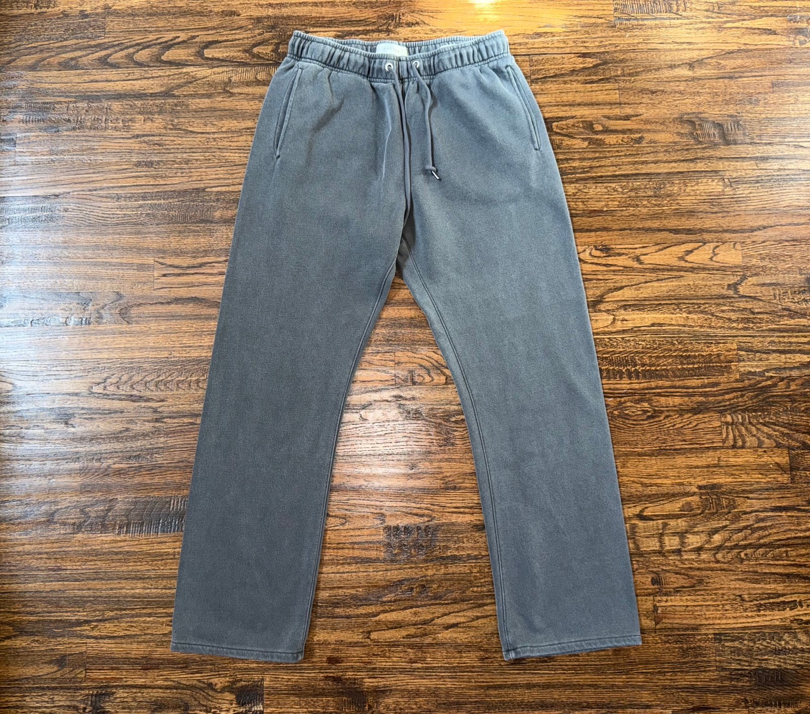 Baggy Straight Fit Vintage Black Wash PacSun Sweatpants Size Medium