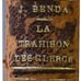 JULIEN BENDA La Trahison Des Clercs 1ST EDITION 1927 French Language Critique HC