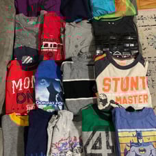 17 boys size 4/5 long sleeve shirts