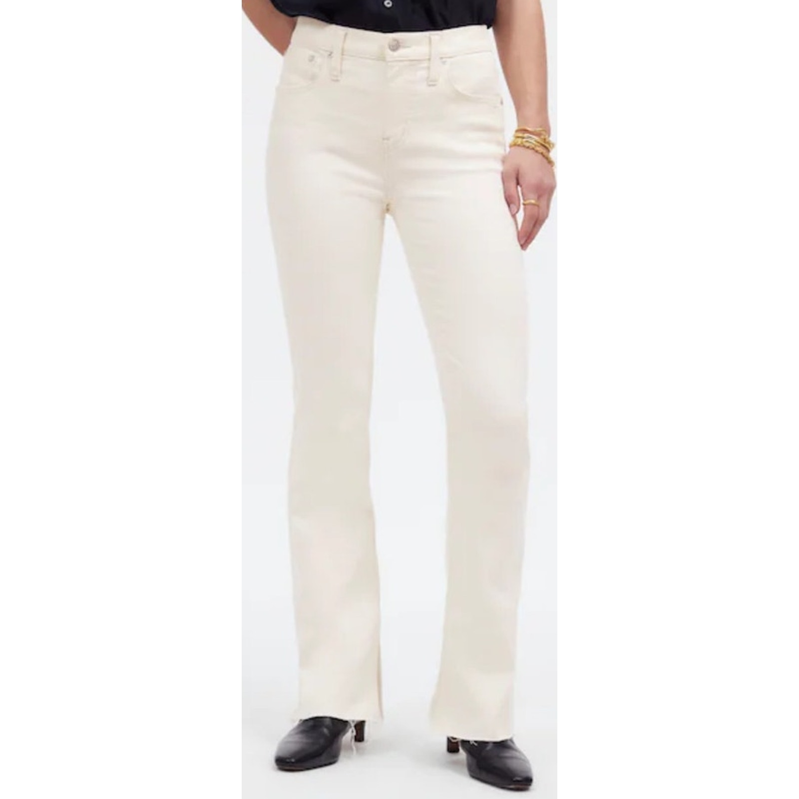 Madewell Kick Out Full Length Vintage Canvas Trendy Jeans US Women's 25P New