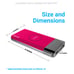 Bundle of 3 Duro POWERUP QI WIRELESS CHARGING 10,000MAH DUAL USB BACKUP BATTERY