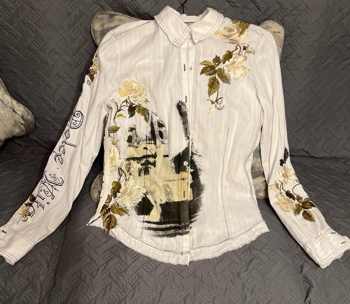 Johnny Was 3 J workshop shirt medium