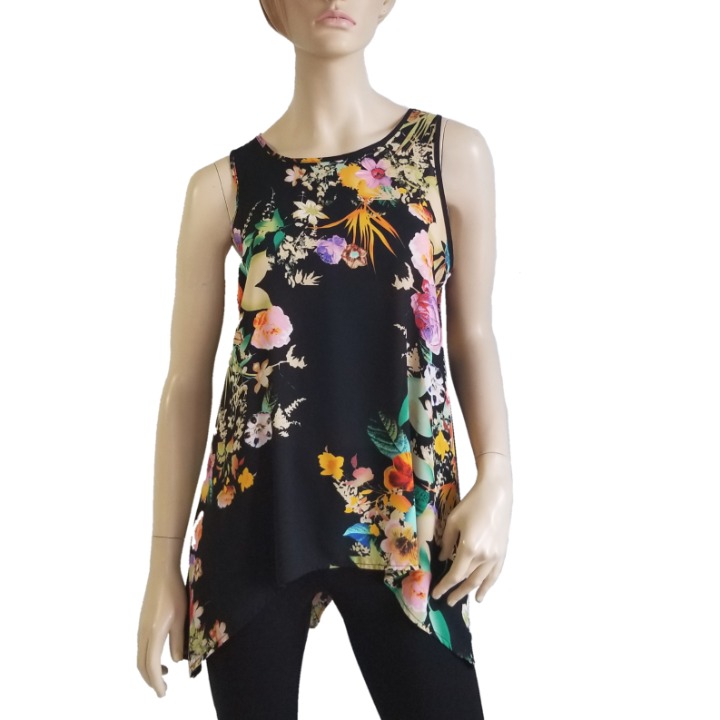 Neiman Marcus floral hi low top