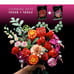 LEGO Botanicals Bouquet of Roses Artificial Flowers - Fake Red Roses Building Se