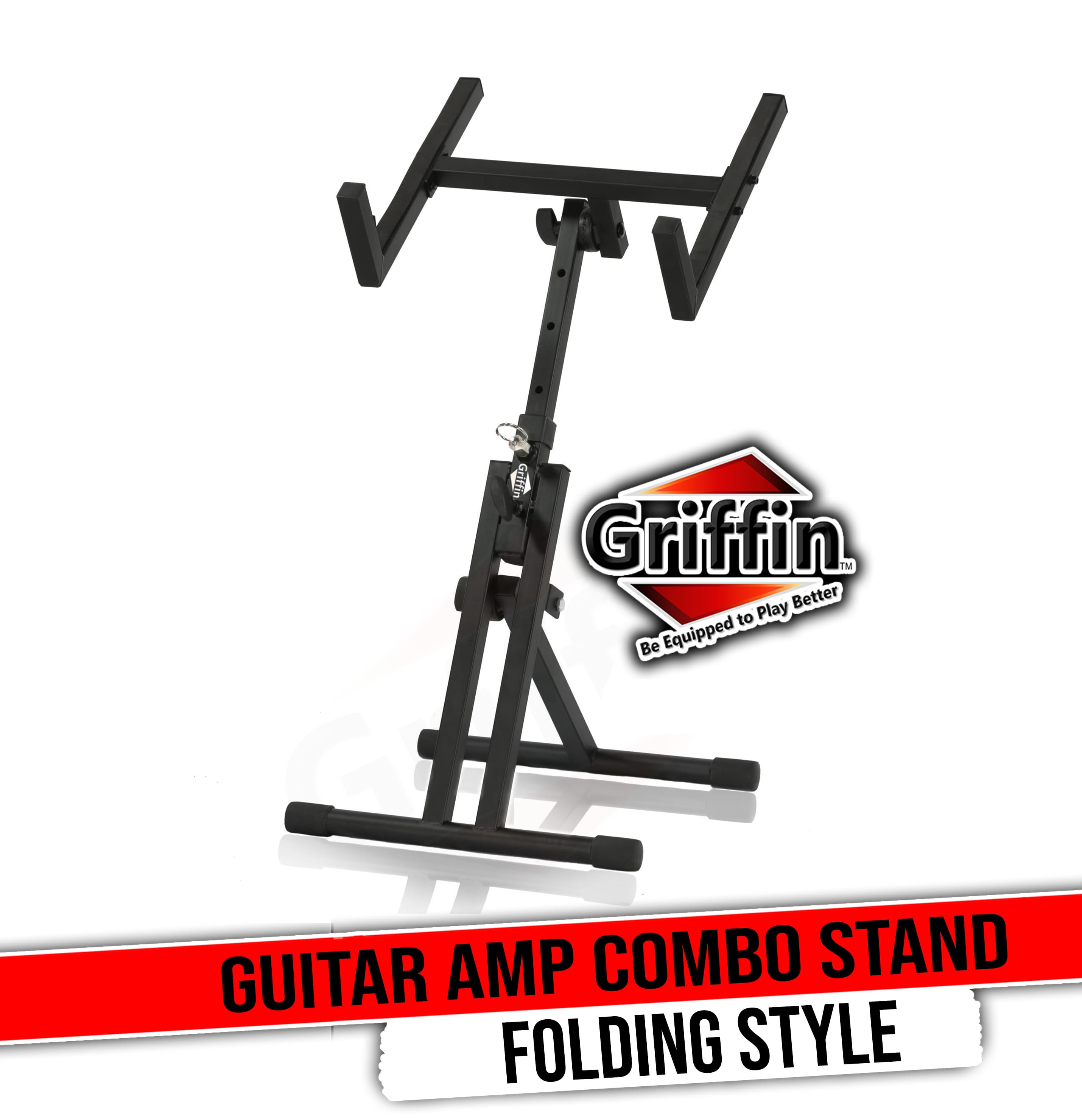 Guitar Combo Amplifier Stand by GRIFFIN | PA Speaker Karaoke Monitor Holder