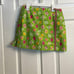 Vintage Lilly Pulitzer Women's Green Floral Print Skort, Size 4