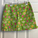 Vintage Lilly Pulitzer Women's Green Floral Print Skort, Size 4