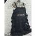 Alexis ruffle and lace cold shoulder mesh lace silk mini dress sz 0