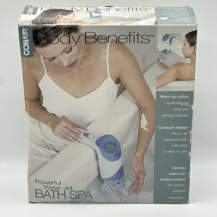 Conair Body Benefits Powerful Water Jet Bath Spa Model #BTS1 Tested and Working!