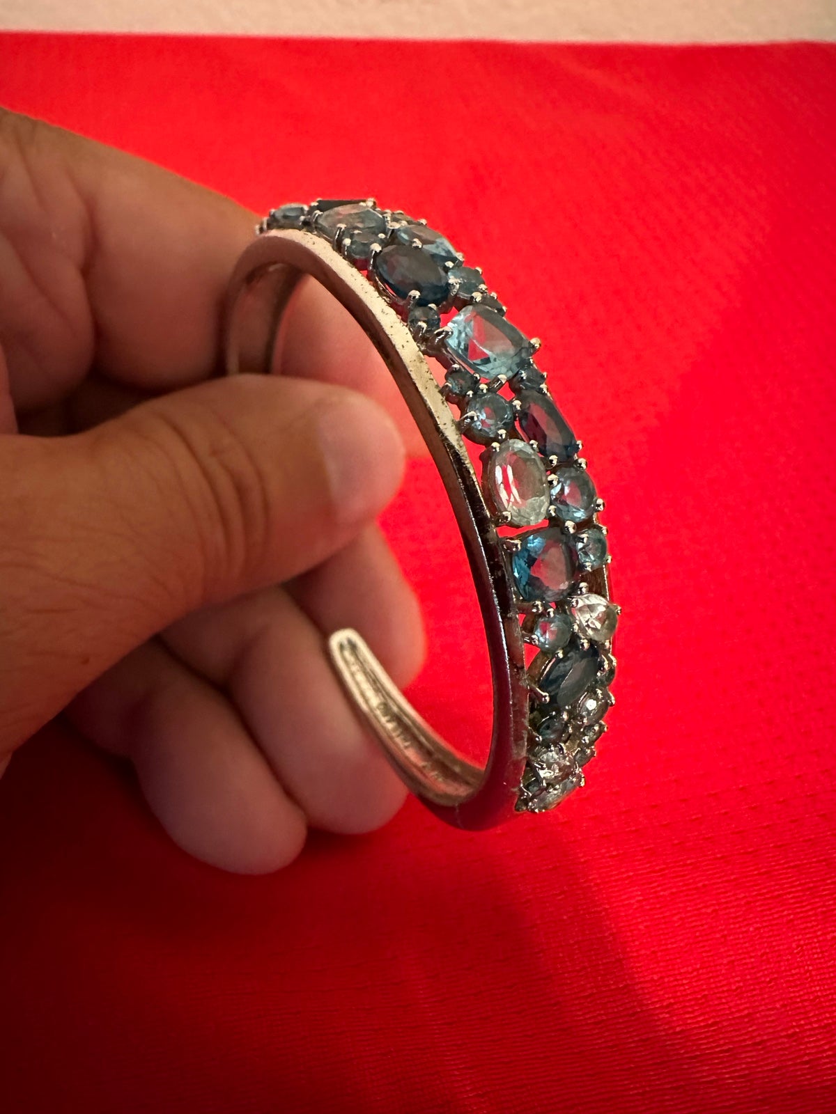Jewel Encrusted Pave DIVA Hollywood bracelet