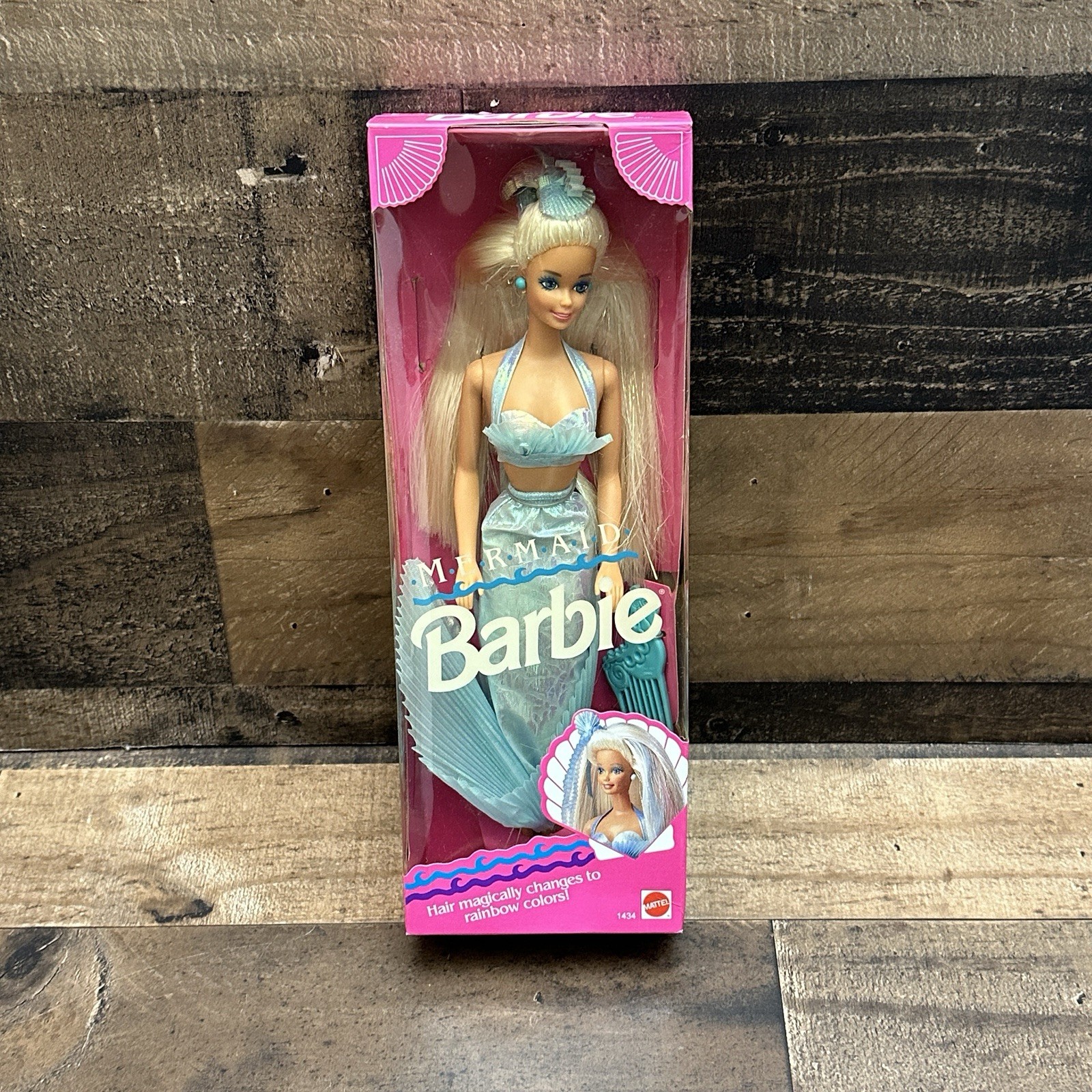 Mermaid Barbie Doll 1991 Mattel 1434 Color Changing Long Hair