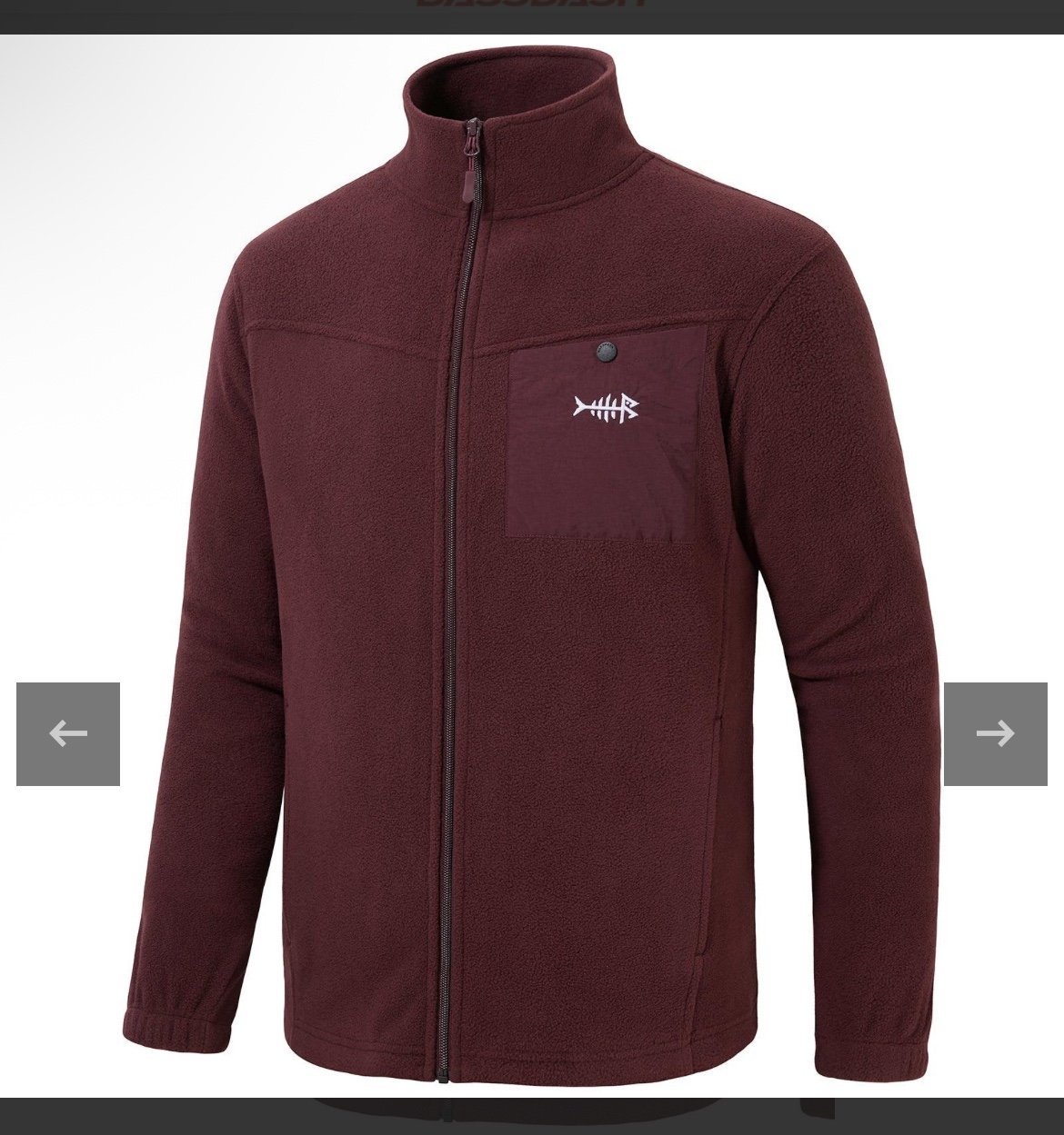 BassDash Men's AllDay Full Zip Fleece Jacket | Size M | NWT | 1C
