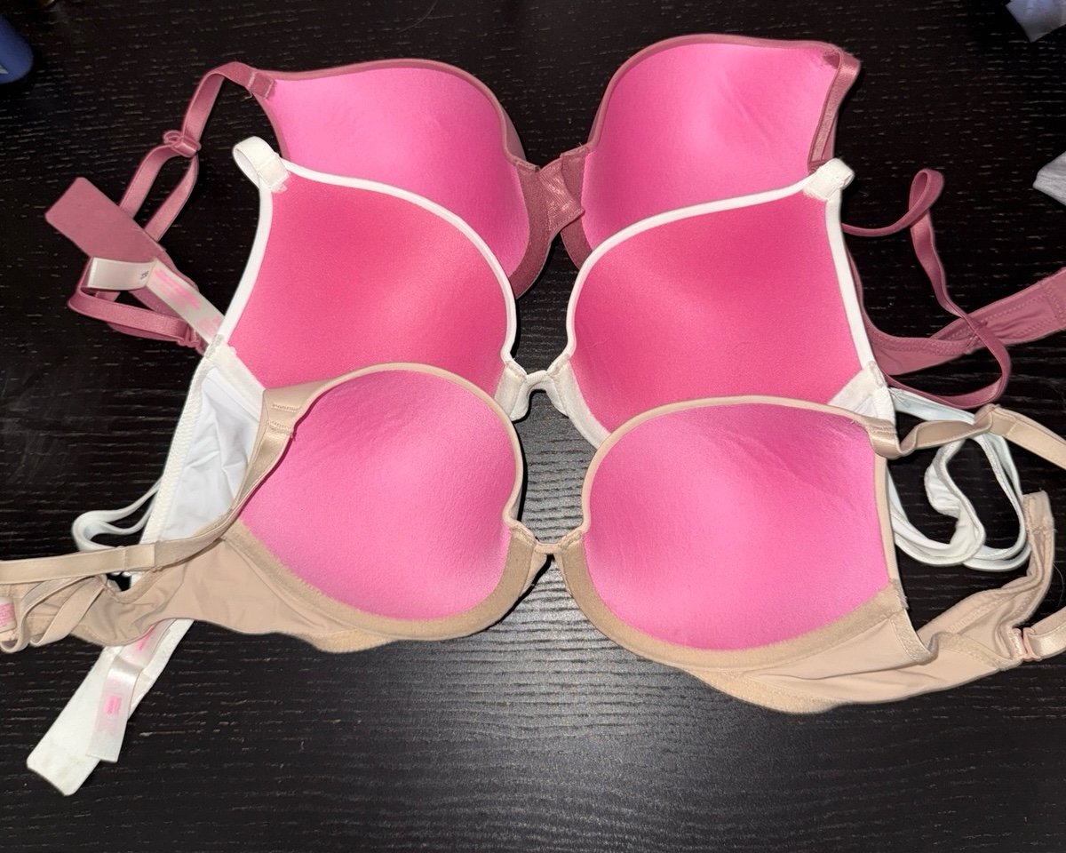 3 pack Victoria’s Secret PINK bras