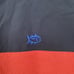 Southern Tide Navigational Fleece Vest Coral Red Navy Large