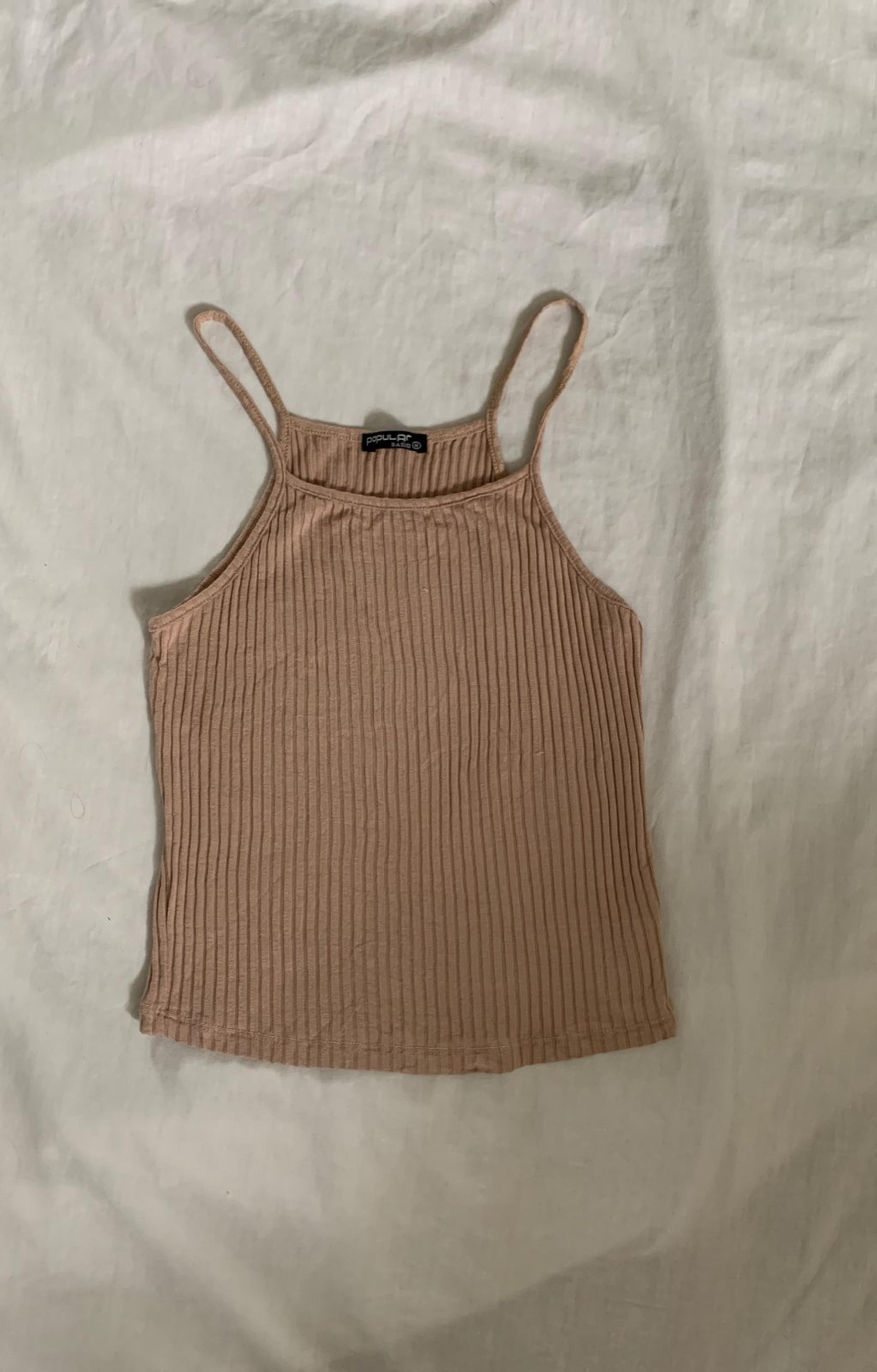 Beige tank top - Popular