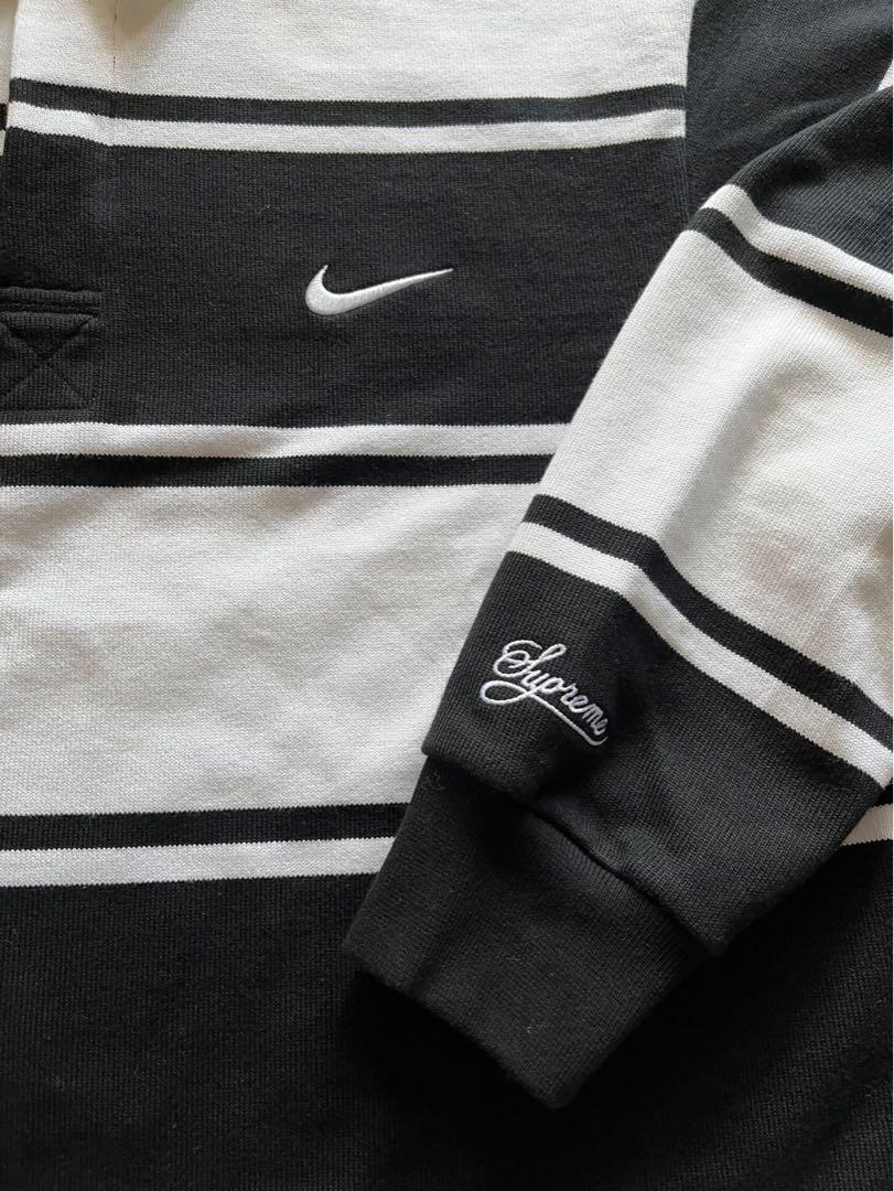 Supreme Stripe Rugby Black Men's - SS22 - US