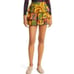 NWOT Farm Rio Womens Yellow Tropical Tapestry Mini Skirt Medium