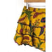 NWOT Farm Rio Womens Yellow Tropical Tapestry Mini Skirt Medium